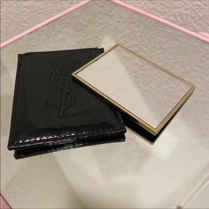 Ysl mini mirror with case
